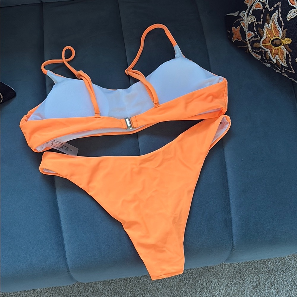 Source Unknown Orange Bikini Set - image 3